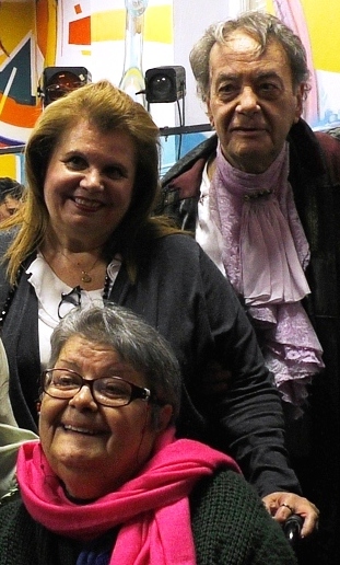 Ιωάννα Ηλιάδη Πρόεδρος του Ασυλου Ανιάτων με τον Γιώργο Μεσσάλα